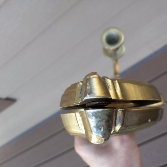 Vintage Syroco Gold Ornate Wall Sconces Candle Holders Set of 2 # 2336 DAMAGED - Picture 11 of 16